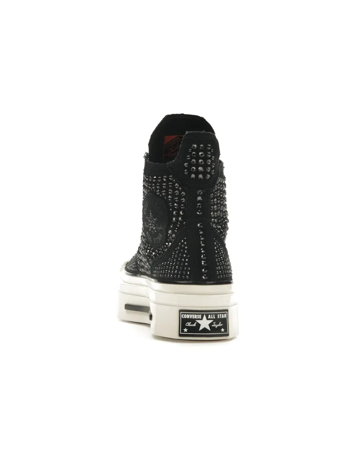 Женские кроссовки высокие с принтом Converse Chuck Taylor All Star 70 Hi De Luxe Squared — изображение 5 из 5, черный//белый