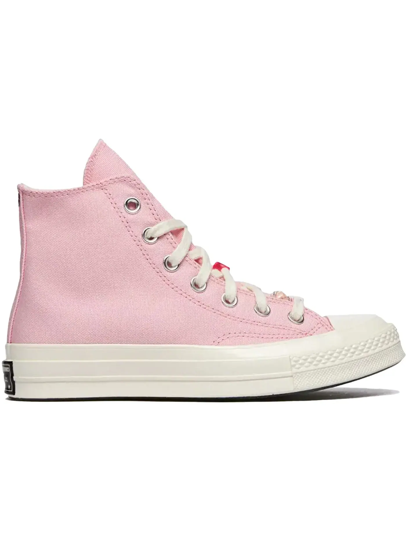 Женские кроссовки с принтом Converse Chuck Taylor All Star 70 Hi — изображение 1 из 2, розовый//черный