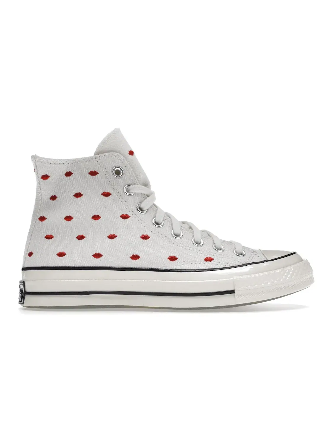 Унисекс-кроссовки из текстиля Converse Chuck Taylor All Star 70 Hi Embroidered Lips Converse — изображение 1 из 5