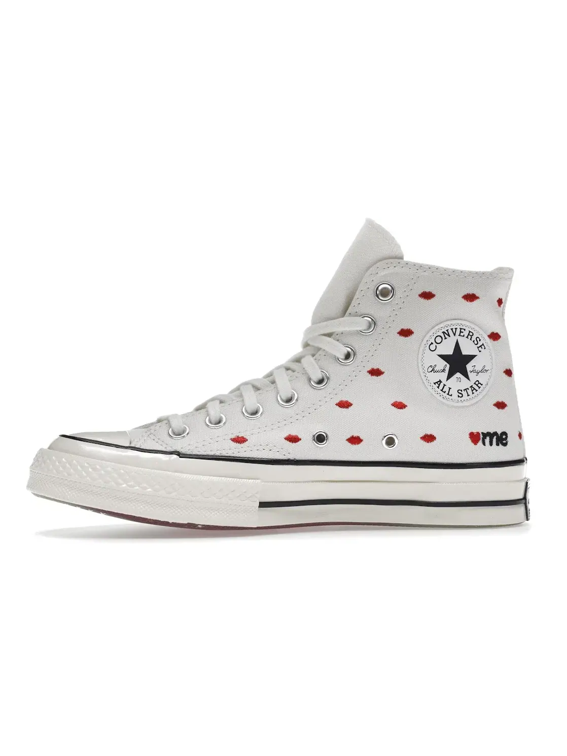 Унисекс-кроссовки из текстиля Converse Chuck Taylor All Star 70 Hi Embroidered Lips Converse — изображение 4 из 5