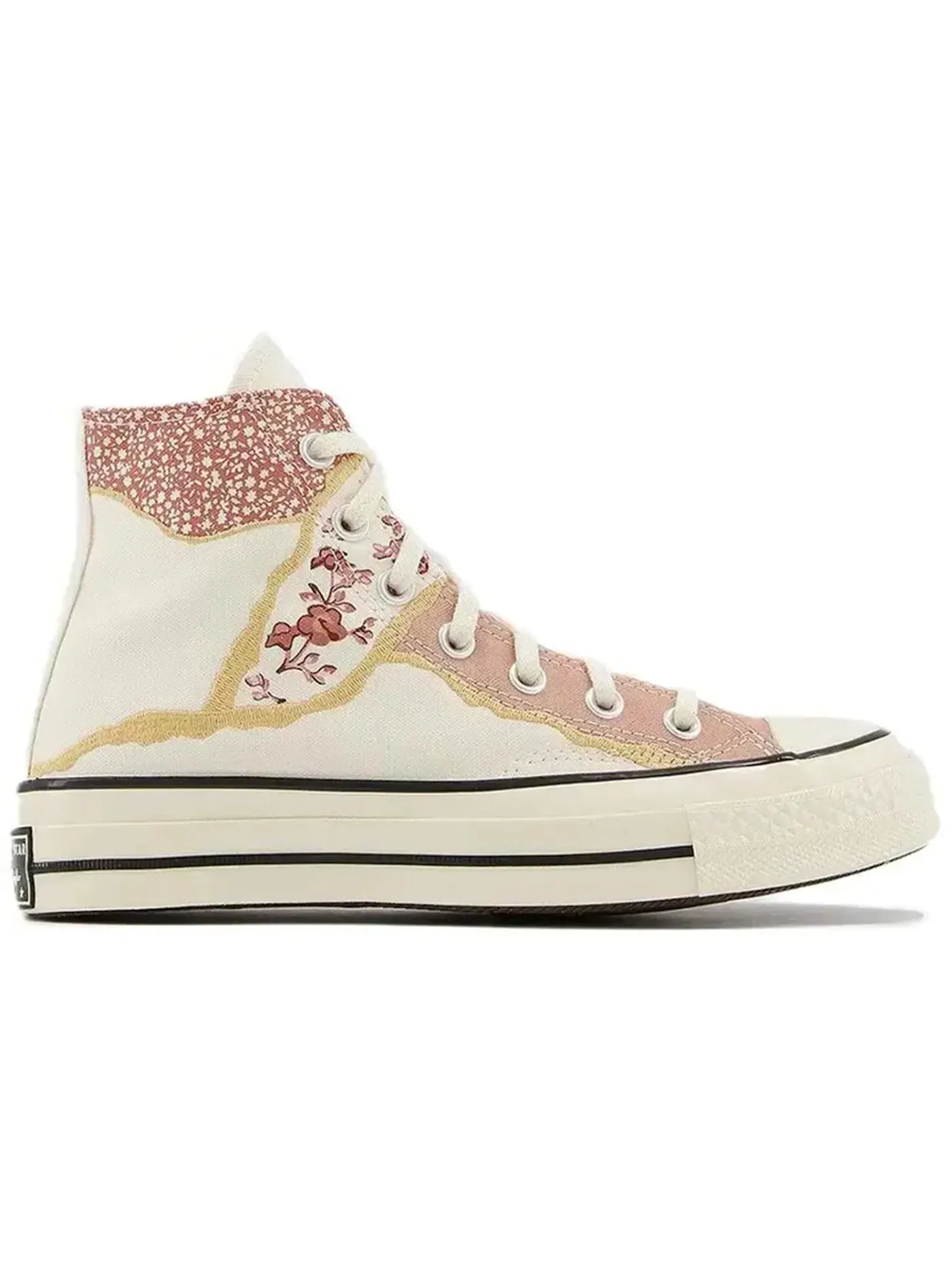 Женские кеды с принтом Converse Chuck Taylor All Star 70 Hi Golden Repair — изображение 1 из 2, мульти/черный