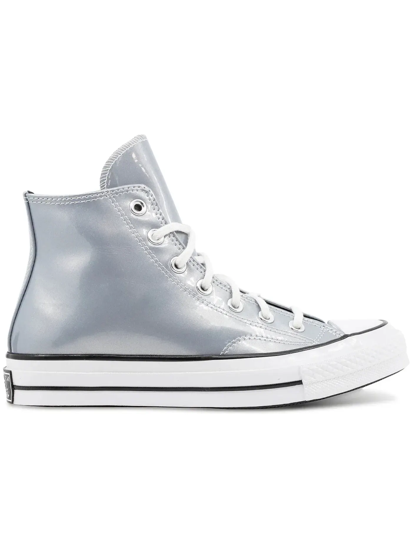 Женские кеды с высоким верхом Converse Chuck Taylor All Star 70 Hi — изображение 1 из 2, серебристый//черный