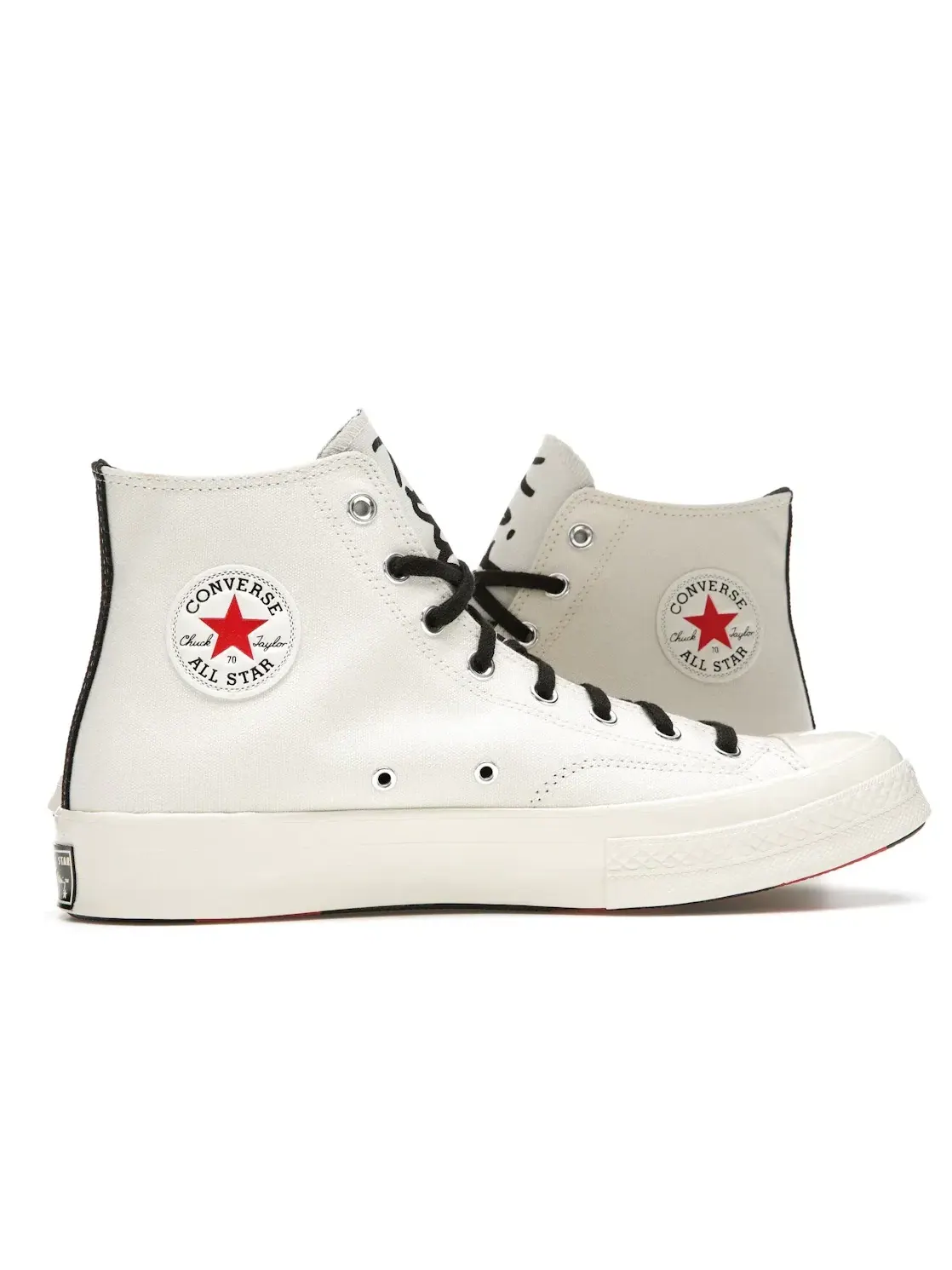 Мужские кроссовки с принтом Converse Chuck Taylor All Star 70 Hi Keith Harring — изображение 4 из 5, черный/красный