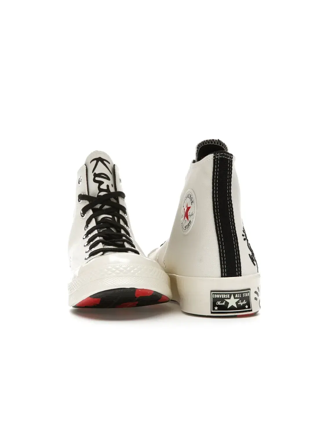 Мужские кроссовки с принтом Converse Chuck Taylor All Star 70 Hi Keith Harring — изображение 5 из 5, черный/красный