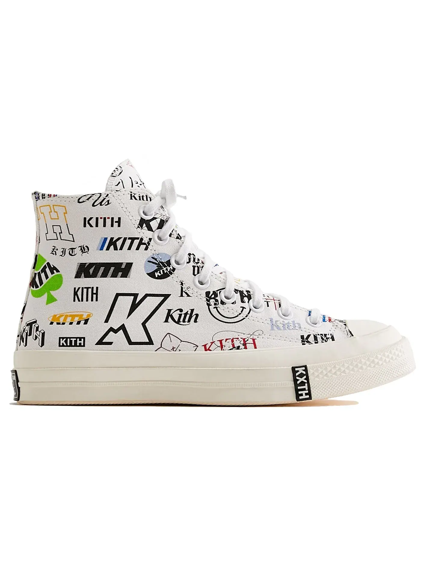 Мужские кроссовки Lifestyle Converse Chuck Taylor All Star 70 Hi Kith 10 Year Anniversary — изображение 1 из 2, белый/белый