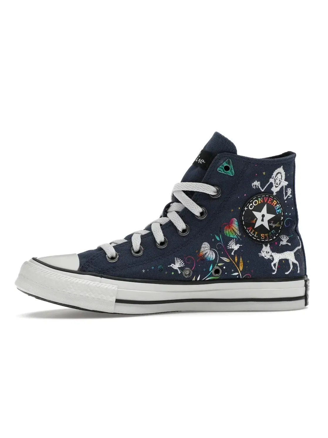 Мужские кроссовки с принтом Coraline Other World Converse Chuck Taylor All Star 70 Hi LAIKA — изображение 4 из 5, черный