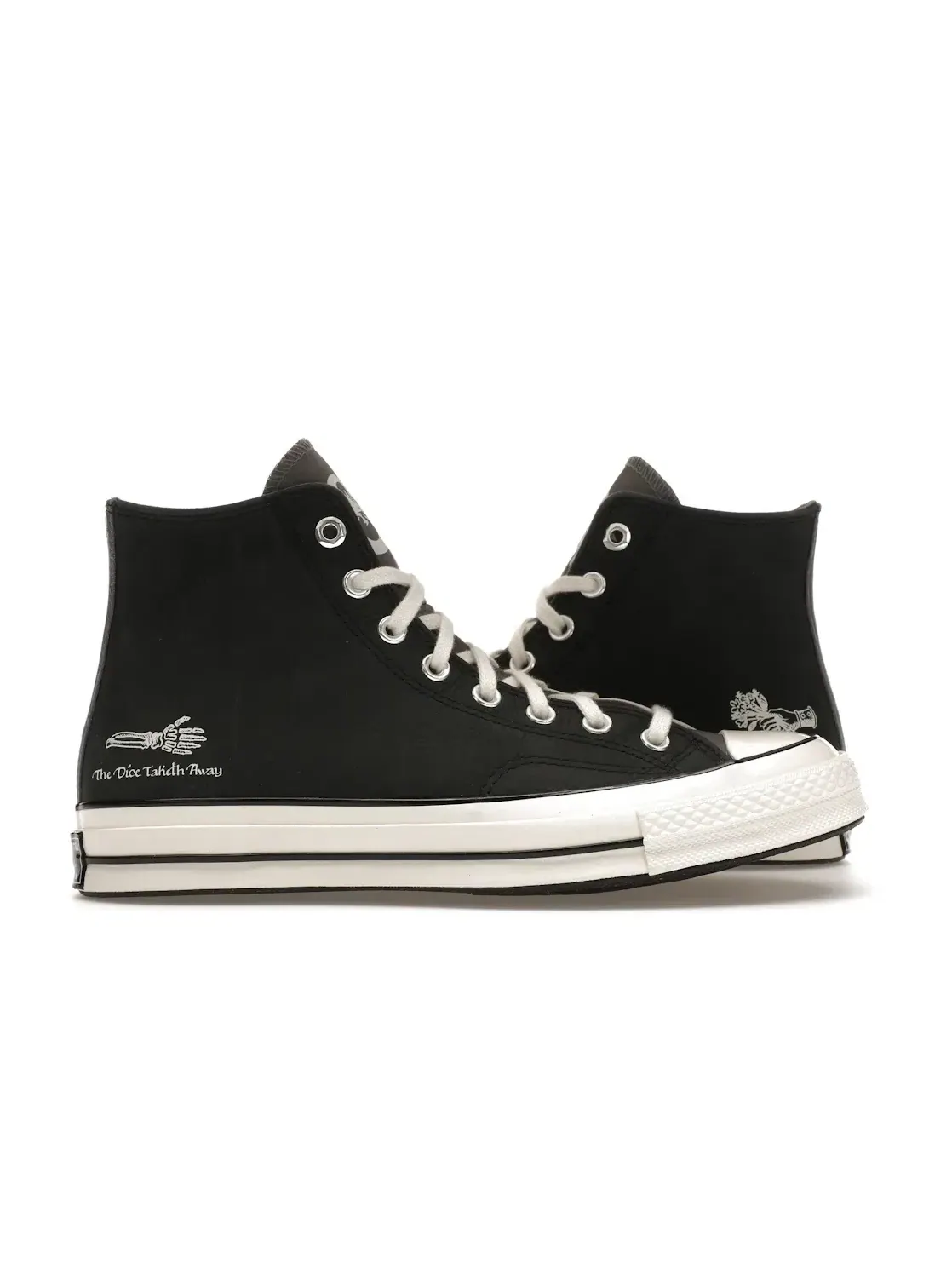 Мужские кроссовки с кожаным верхом Converse Chuck Taylor All Star 70 Hi Leather Dungeons & Dragons D20 Dice, черный//серый