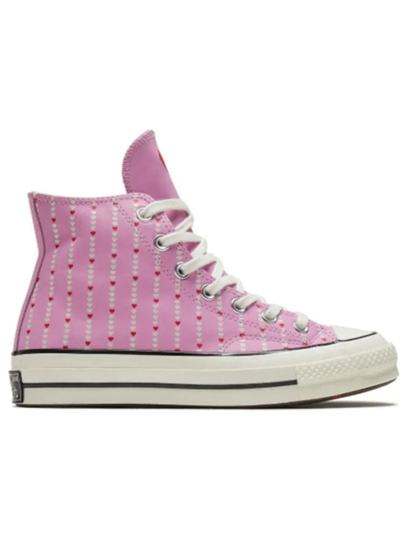 Женские кроссовки высокие Converse Chuck Taylor All Star 70 Hi Love Fearlessly — изображение 1 из 2, розовый