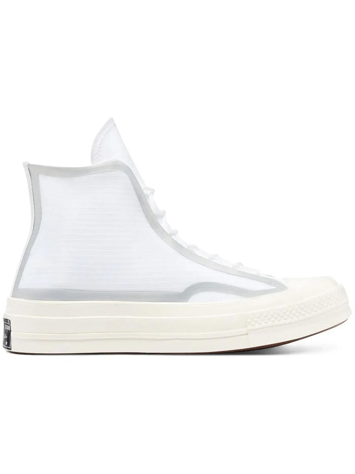Мужские кеды Lifestyle Converse Chuck Taylor All Star 70 Hi Metallic Tape Seam — изображение 1 из 2, белый//черный