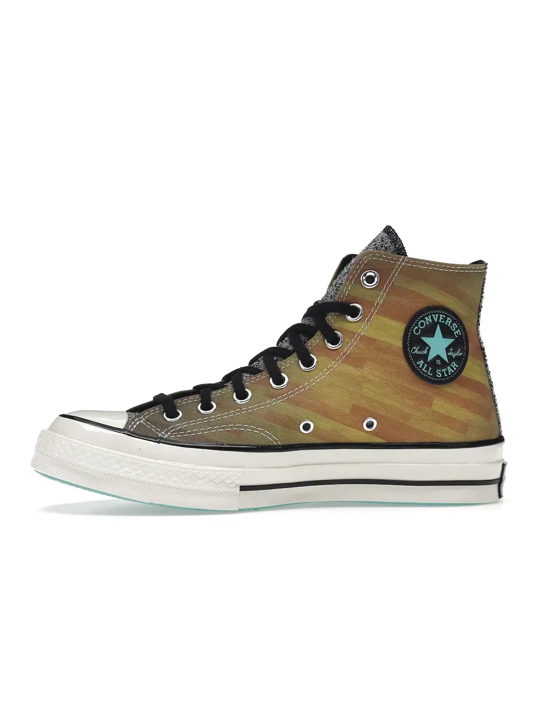 Мужские кроссовки высокие с принтом Converse Chuck Taylor All Star 70 Hi NBA Jam — изображение 4 из 5, коричневый/красный