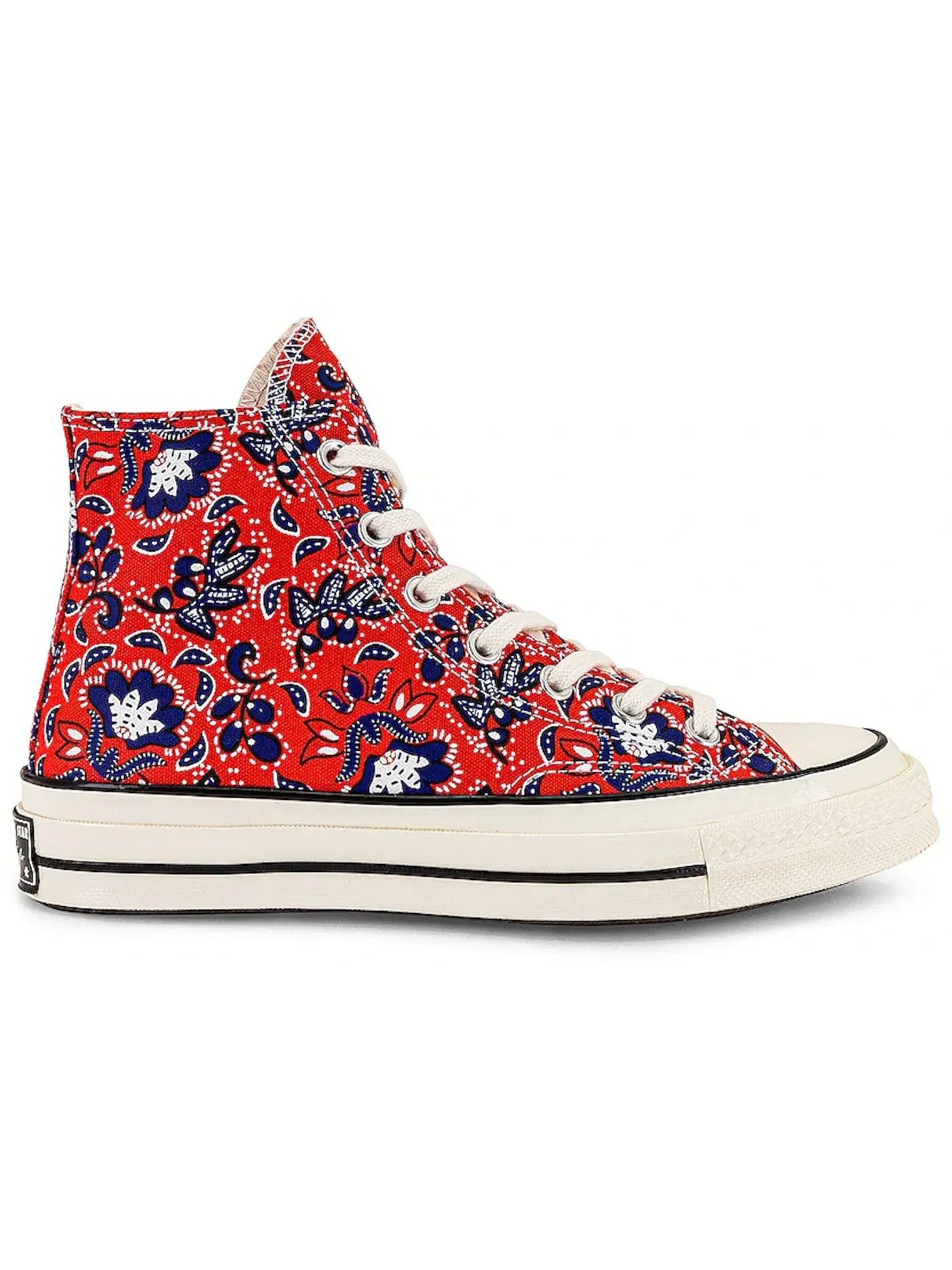 Мужские кроссовки с принтом Converse Chuck Taylor All Star 70 Hi Paisley — изображение 1 из 2, красный//синий