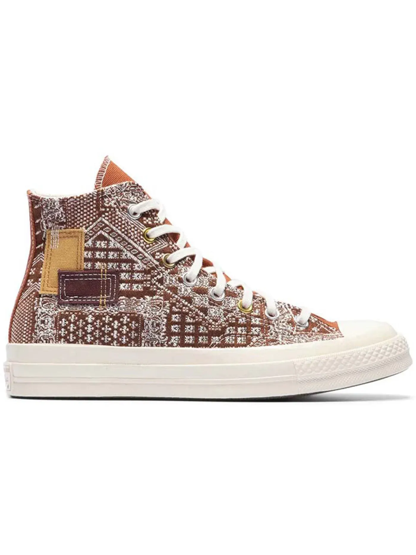 Мужские кроссовки высокие с принтом Converse Chuck Taylor All Star 70 Hi, Tawny Owl/Egret/Eternal Earth — изображение 1 из 4