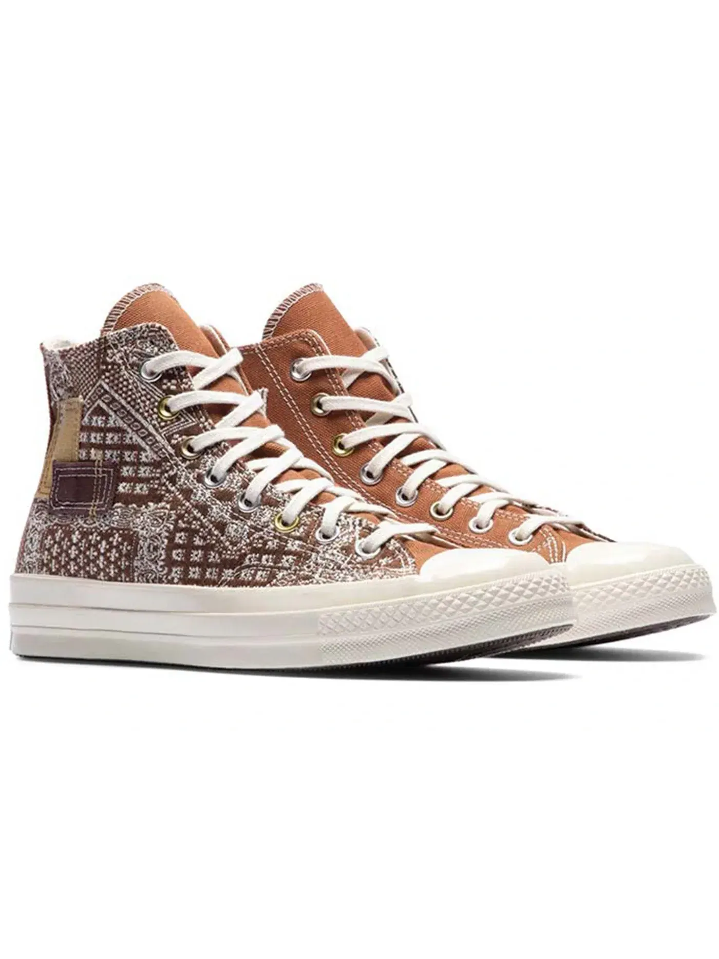 Мужские кроссовки высокие с принтом Converse Chuck Taylor All Star 70 Hi, Tawny Owl/Egret/Eternal Earth — изображение 3 из 4