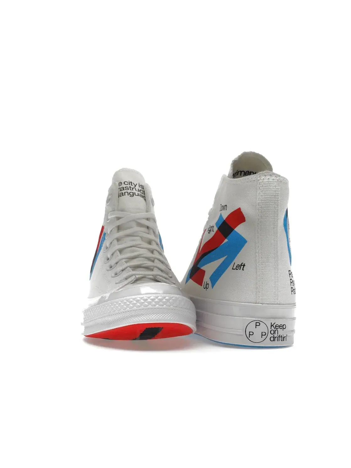 Унисекс кроссовки с принтом Converse Chuck Taylor All Star 70 Hi Patta Experimental Jetset — изображение 3 из 5