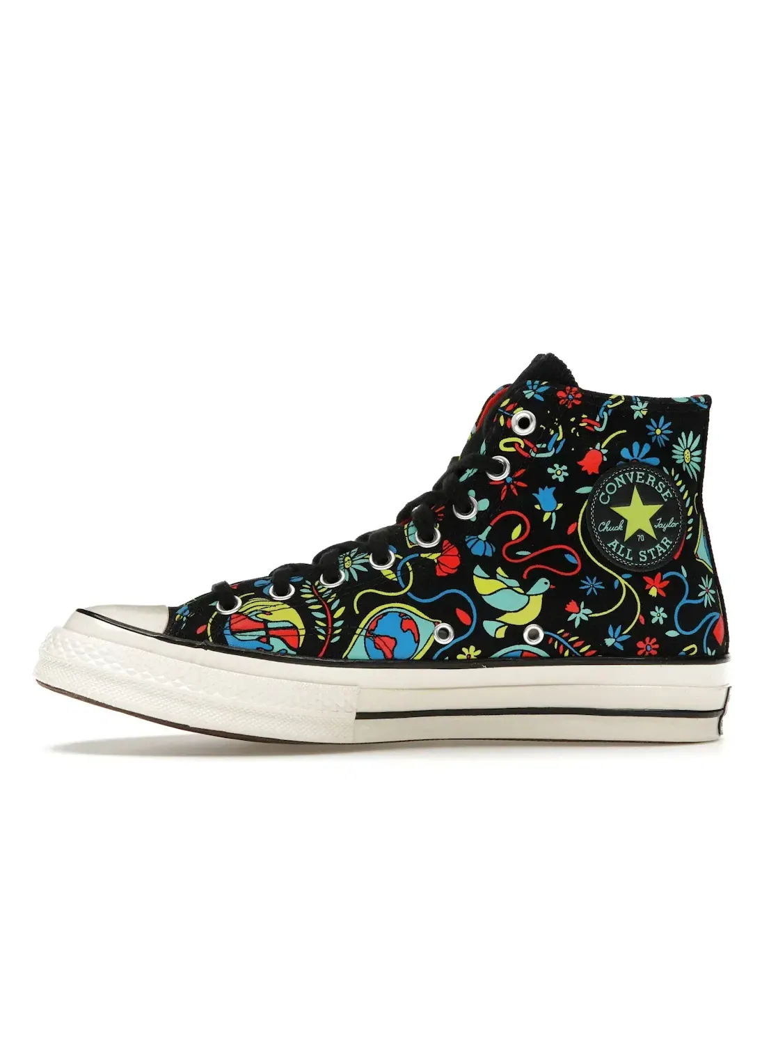 Мужские кеды Lifestyle Converse Chuck Taylor All Star 70 Hi — изображение 4 из 5, черный