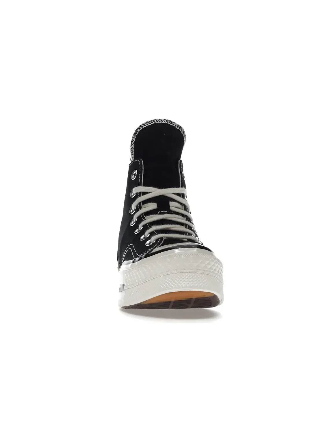 Унисекс кеды высокие с асимметричным дизайном Converse Chuck Taylor All Star 70 Hi Plus — изображение 3 из 5, черный//черный