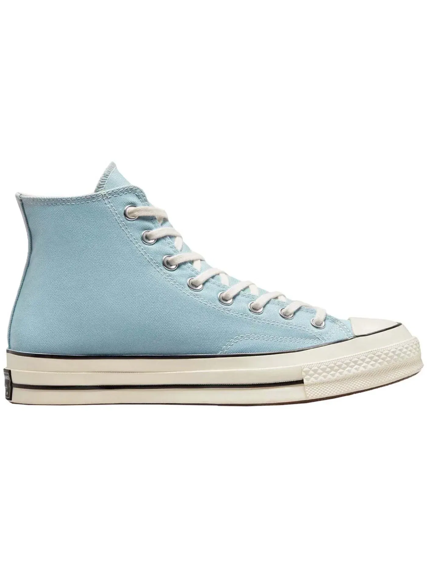 Кеды унисекс с переработанного холста Converse Chuck Taylor All Star 70 Hi — изображение 1 из 2, светлый синий//черный