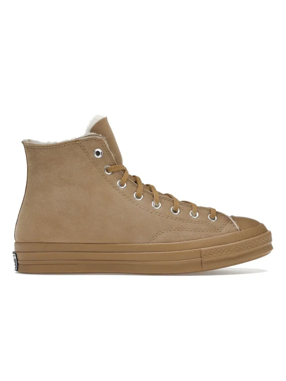 Мужские кеды с мехом Converse Chuck Taylor All Star 70 Hi — изображение 1 из 5, коричневый