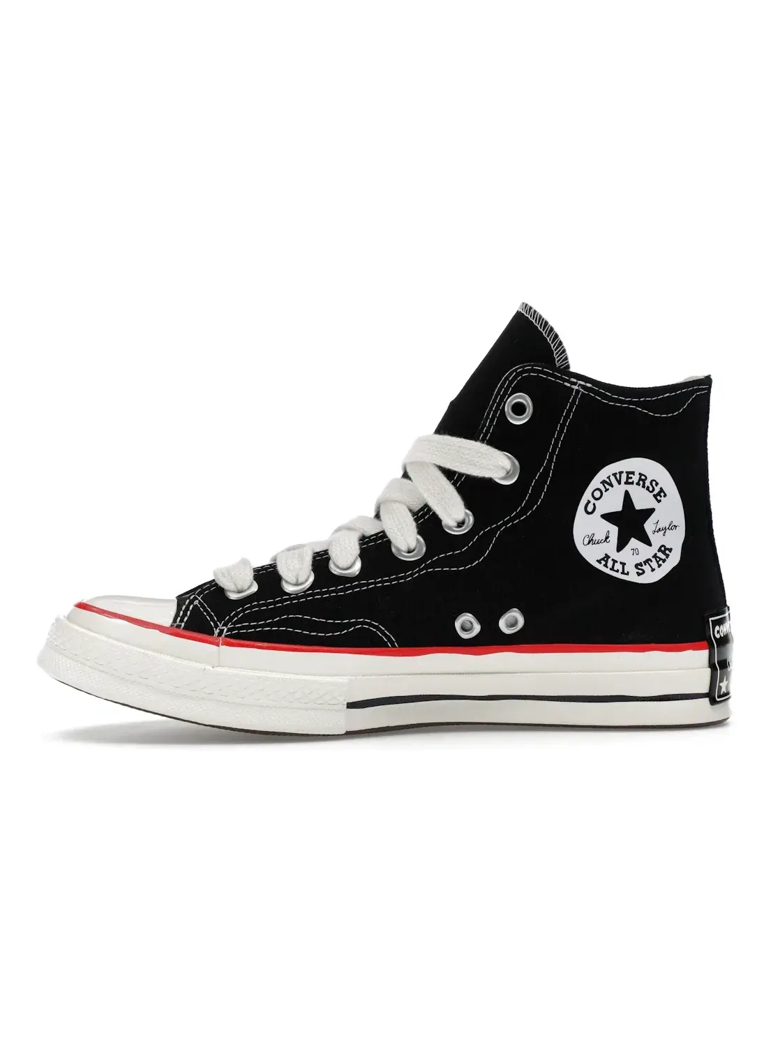 Мужские кроссовки Lifestyle Converse Chuck Taylor All Star 70 Hi Converse — изображение 4 из 5, черный/белый/красный