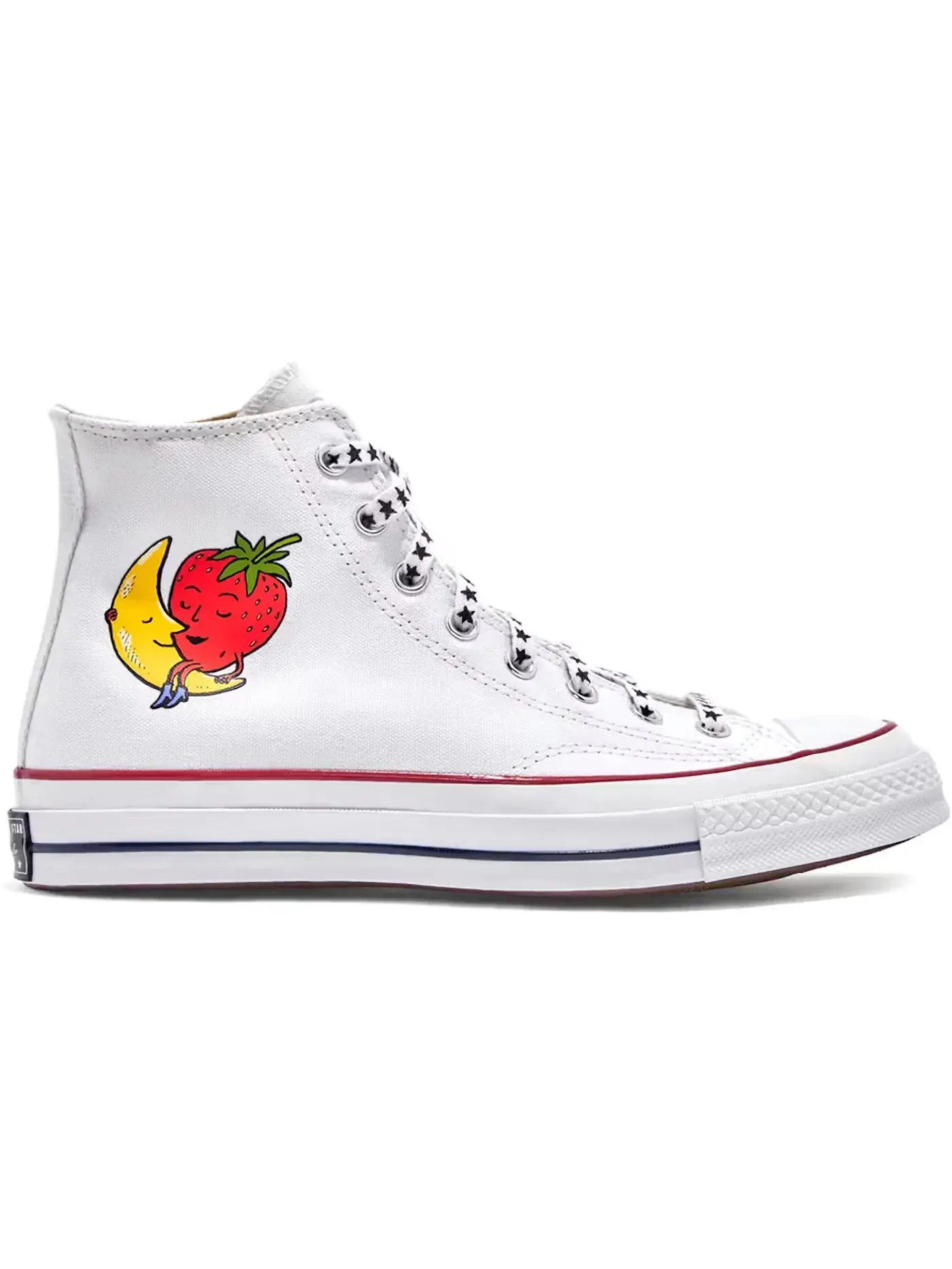 Мужские кроссовки с принтом Converse Chuck Taylor All Star 70 Hi — изображение 1 из 5, белый/мульти/белый