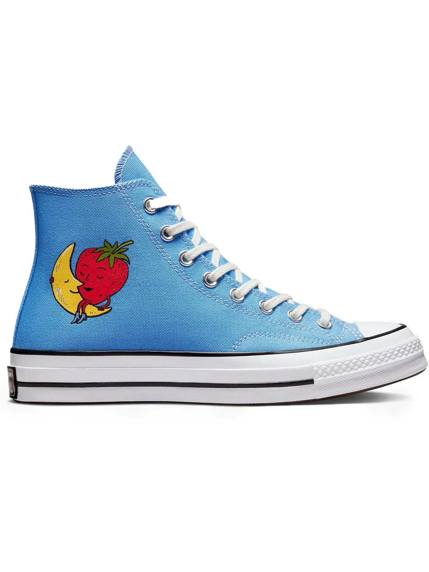 Мужские кроссовки с принтом Converse Chuck Taylor All Star 70 Hi Converse — изображение 1 из 5, синий/мульти/белый