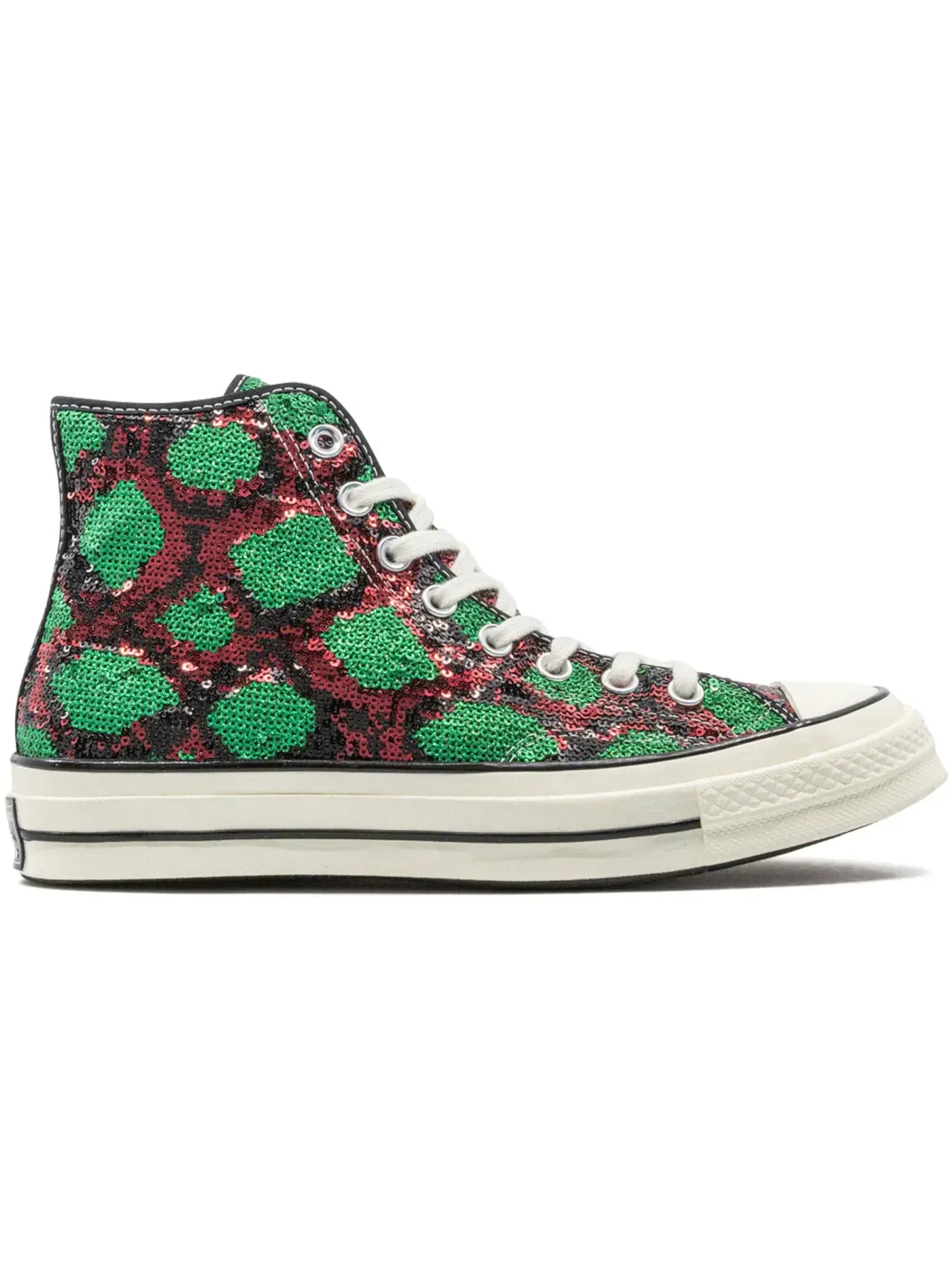 Мужские кеды Lifestyle с принтом Converse Chuck Taylor All Star 70 Hi — изображение 1 из 2, красный/зеленый