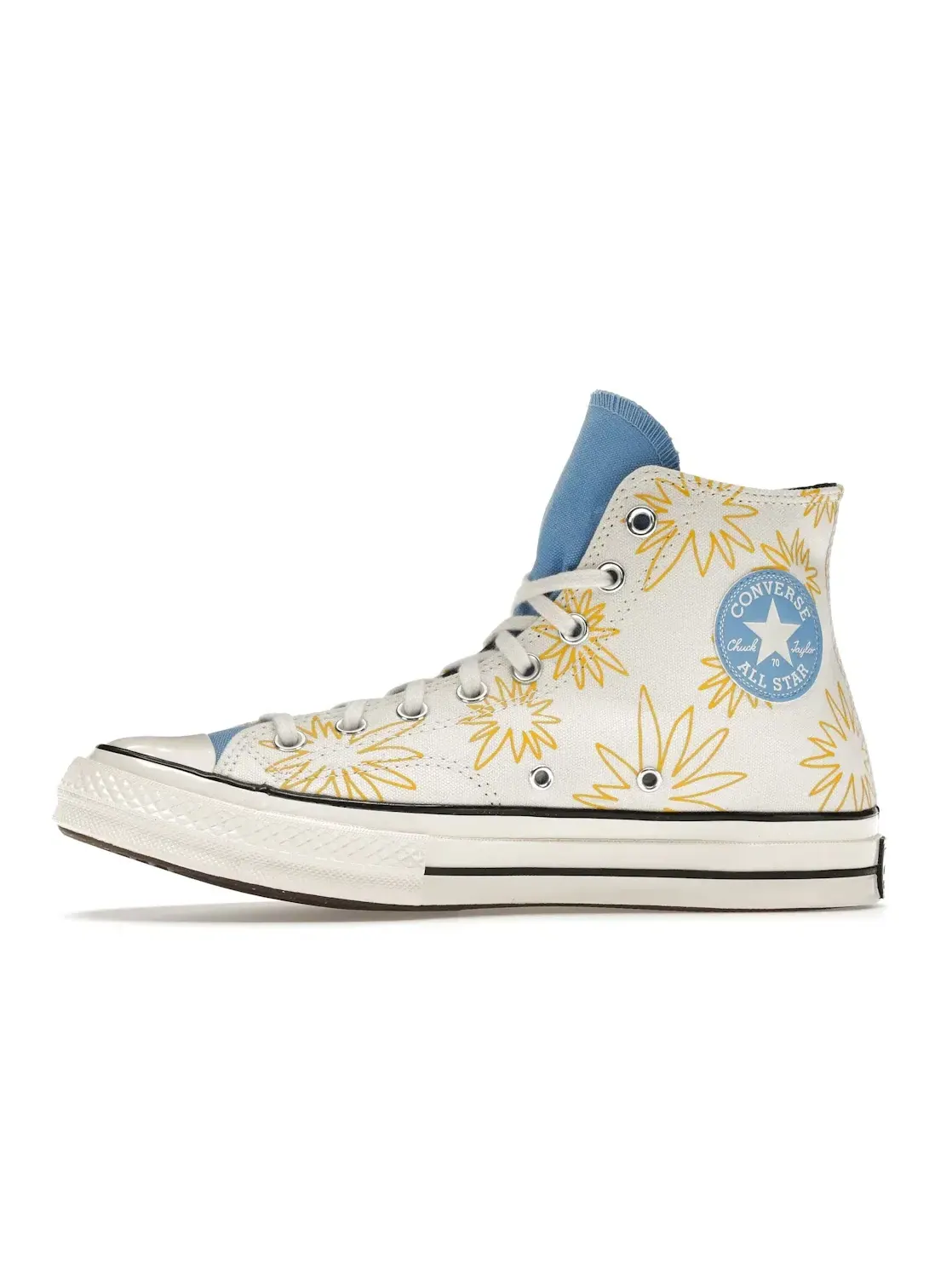 Кеды Lifestyle Converse Chuck Taylor All Star 70 Hi Sunny Floral Be Nice — изображение 4 из 5, синий