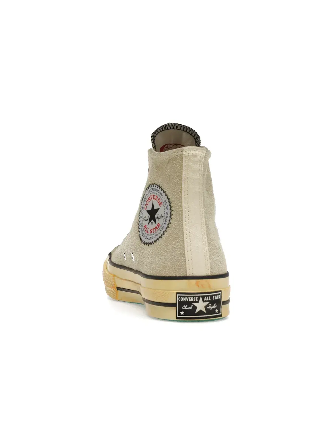 Унисекс кроссовки из замши с принтом Converse Chuck Taylor All Star 70 Hi — изображение 5 из 5, желтый