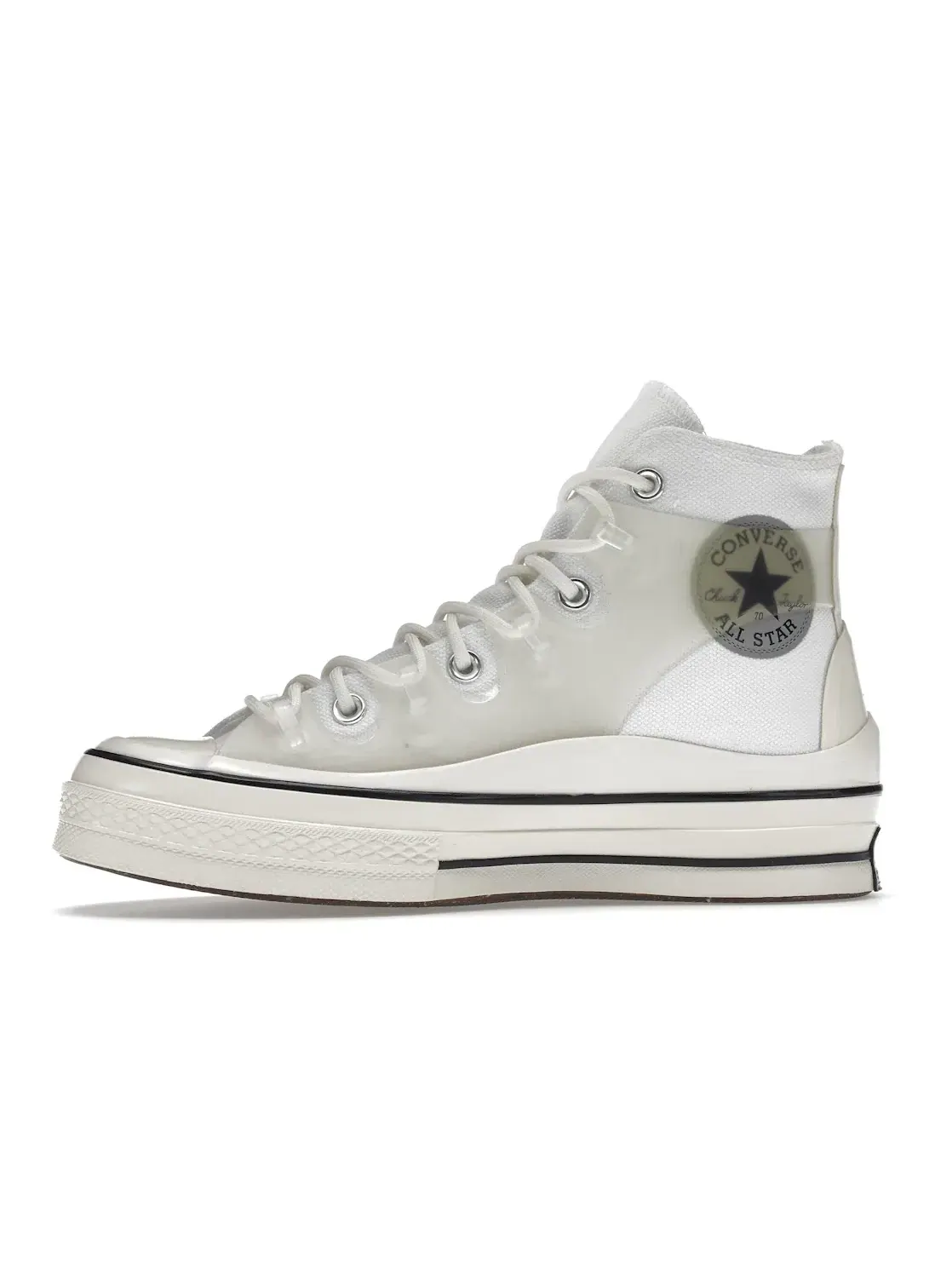 Унисекс кроссовки повседневные Converse Chuck Taylor All Star 70 Hi — изображение 4 из 5, белый/черный