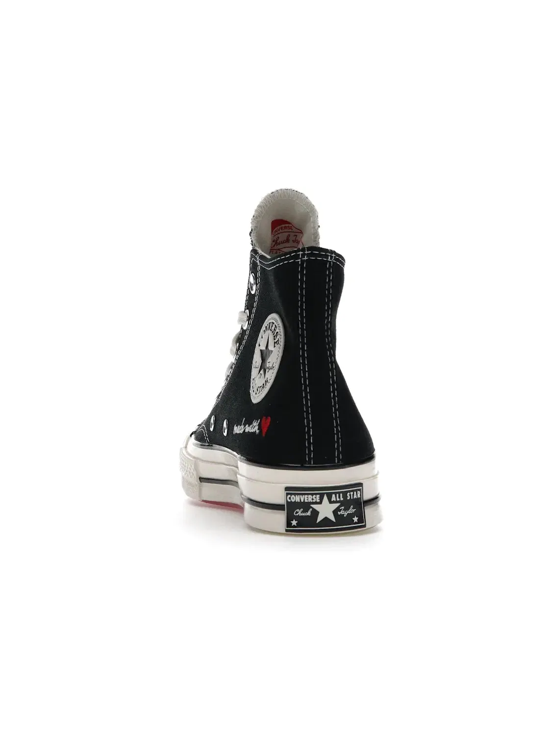 Мужские кроссовки с принтом Converse Chuck Taylor All Star 70 Hi — изображение 5 из 5, черный/белый/красный