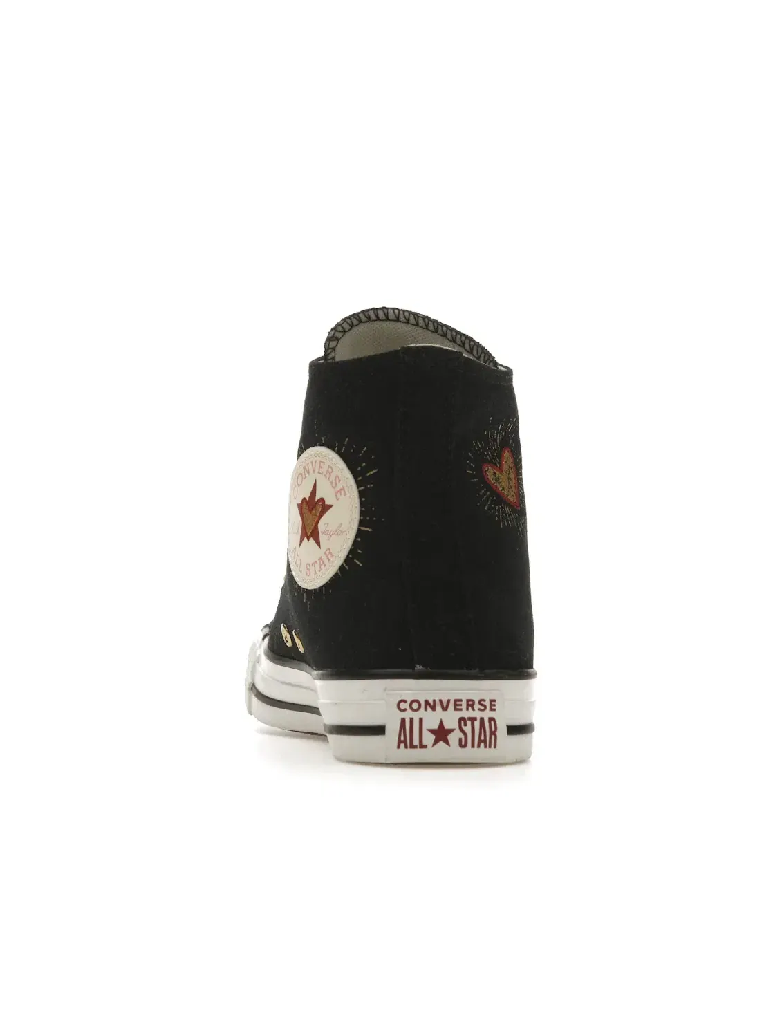 Женские кроссовки Converse Chuck Taylor All Star 70 Hi Valentine's Day 2023 — изображение 5 из 5, черный/белый