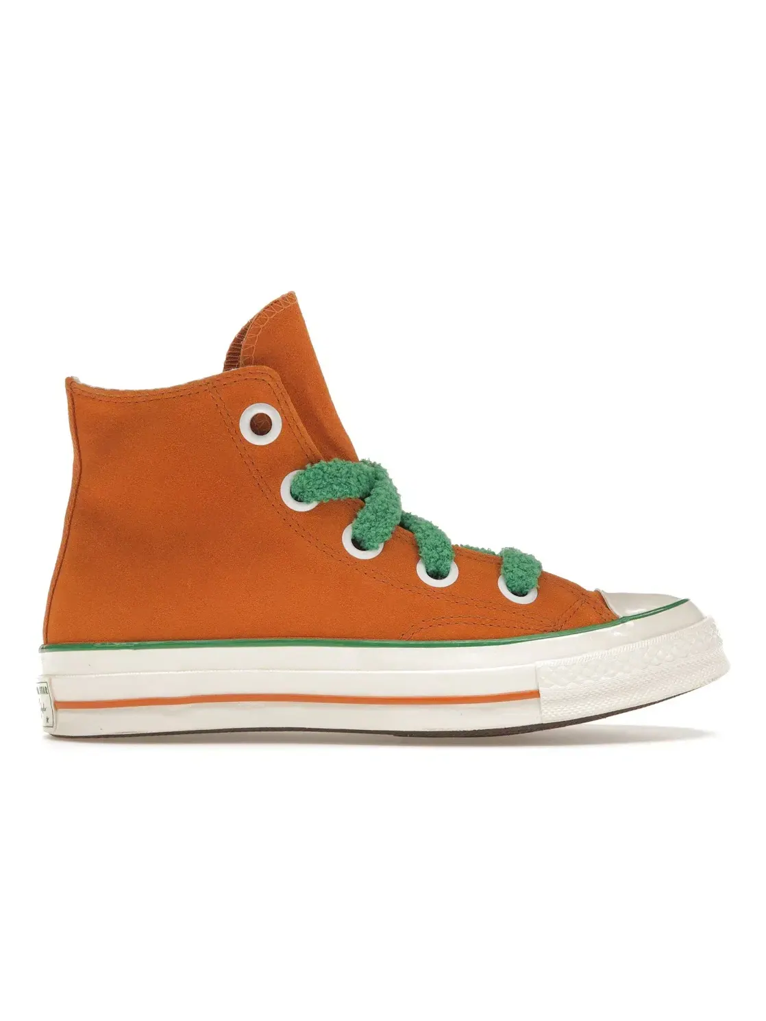 Мужские кеды Converse Chuck Taylor All Star 70 Hi — изображение 1 из 5, оранжевый/зеленый
