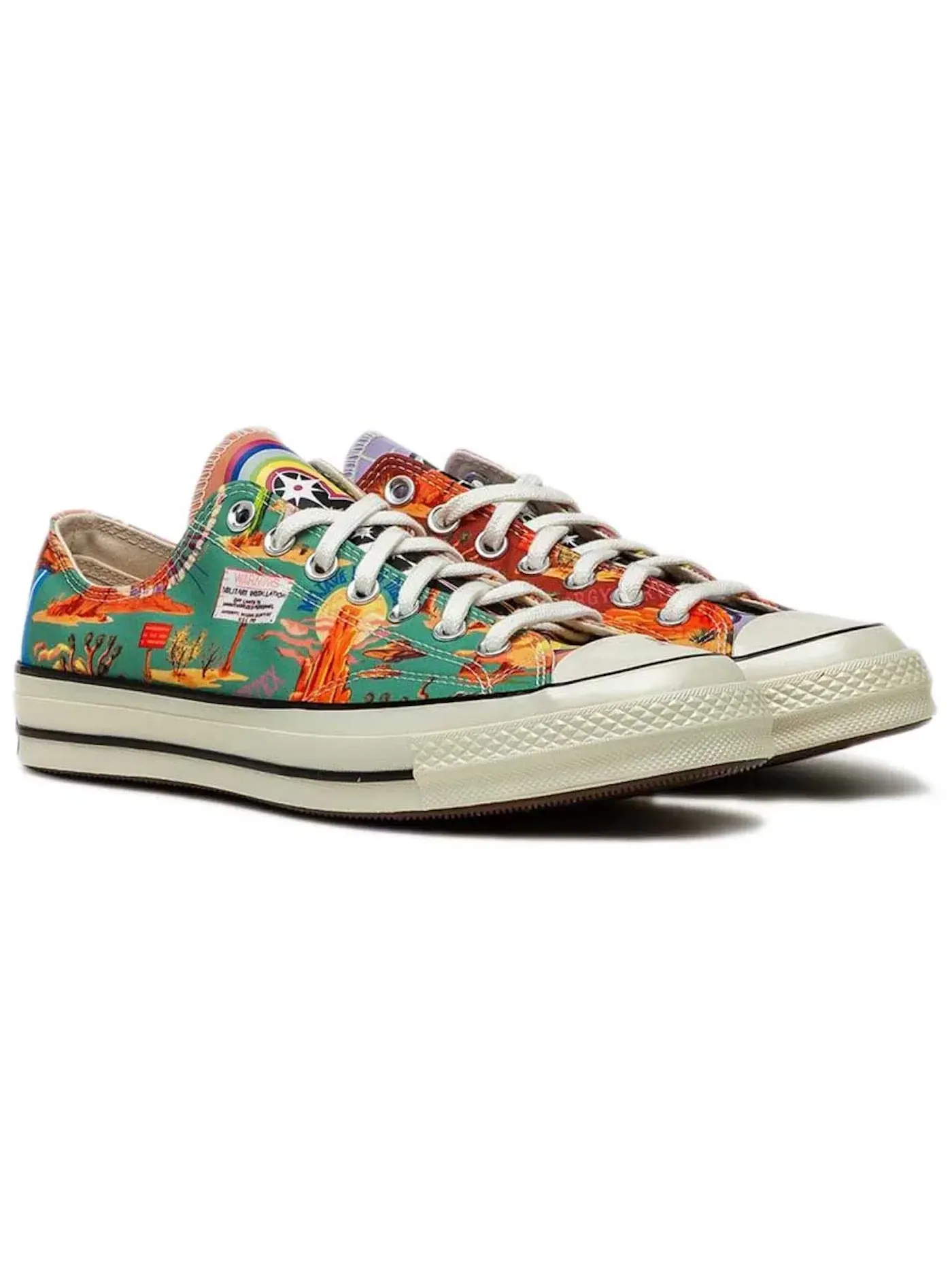 Мужские кроссовки Lifestyle Converse Chuck Taylor All Star 70 Ox — изображение 3 из 3, мульти/черный
