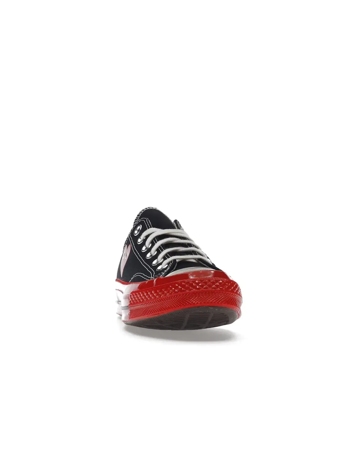 Унисекс-кроссовки с принтом Comme des Garcons PLAY Converse Chuck Taylor All Star 70 Ox — изображение 3 из 5, черный/красный