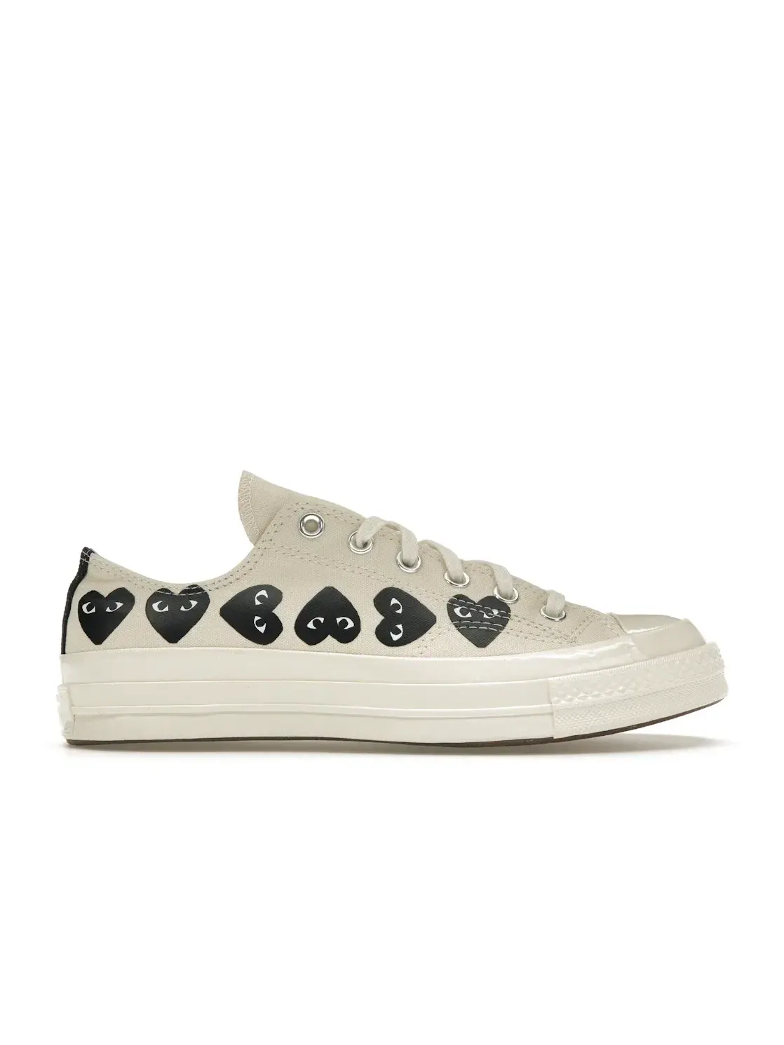 Мужские кеды с принтом Multi-Heart Converse Chuck Taylor All Star 70 Ox — изображение 1 из 5, черный