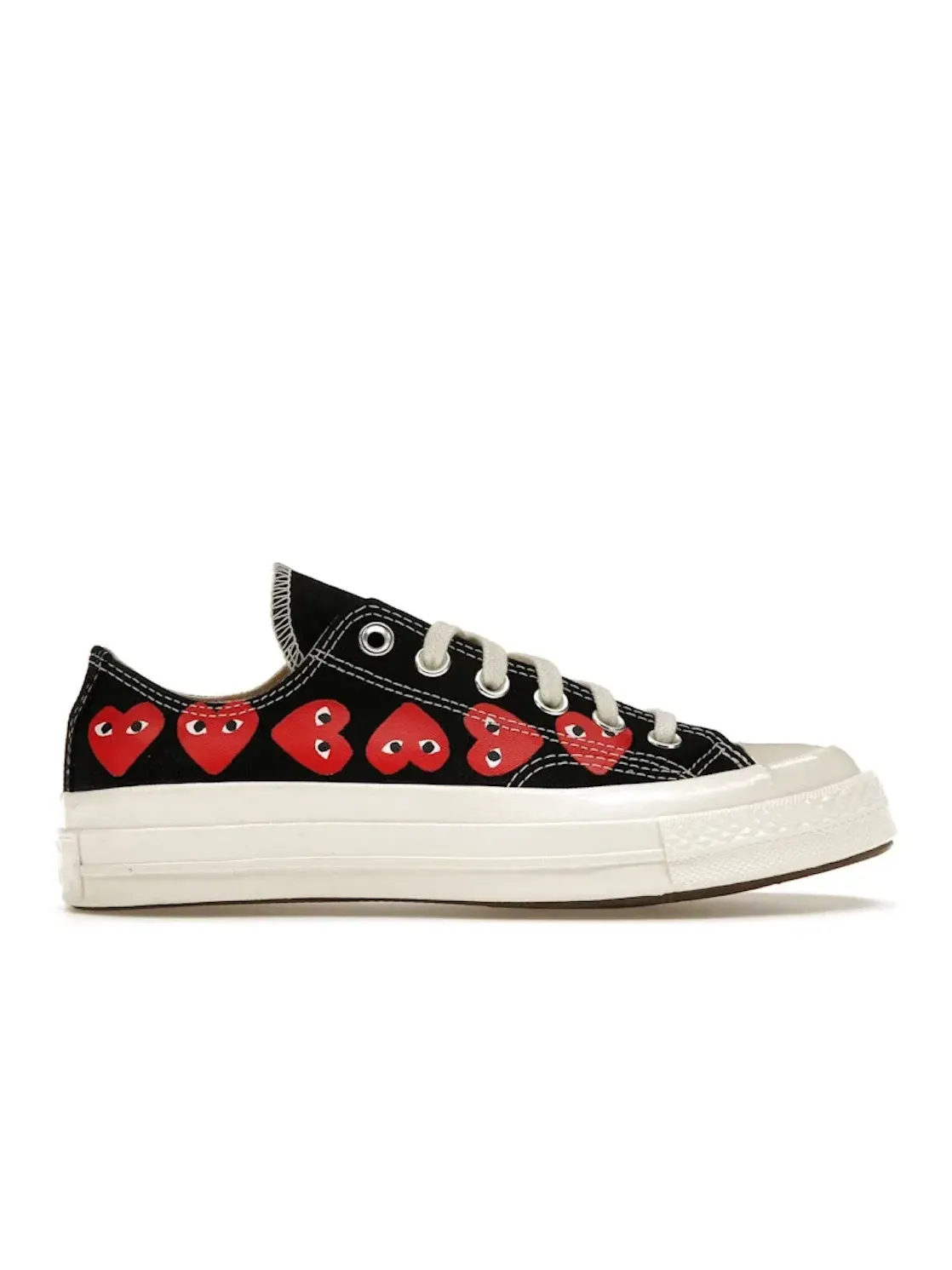 Мужские кеды с принтом Converse Chuck Taylor All Star 70 Ox Comme des Garcons PLAY Multi Heart — изображение 1 из 5
