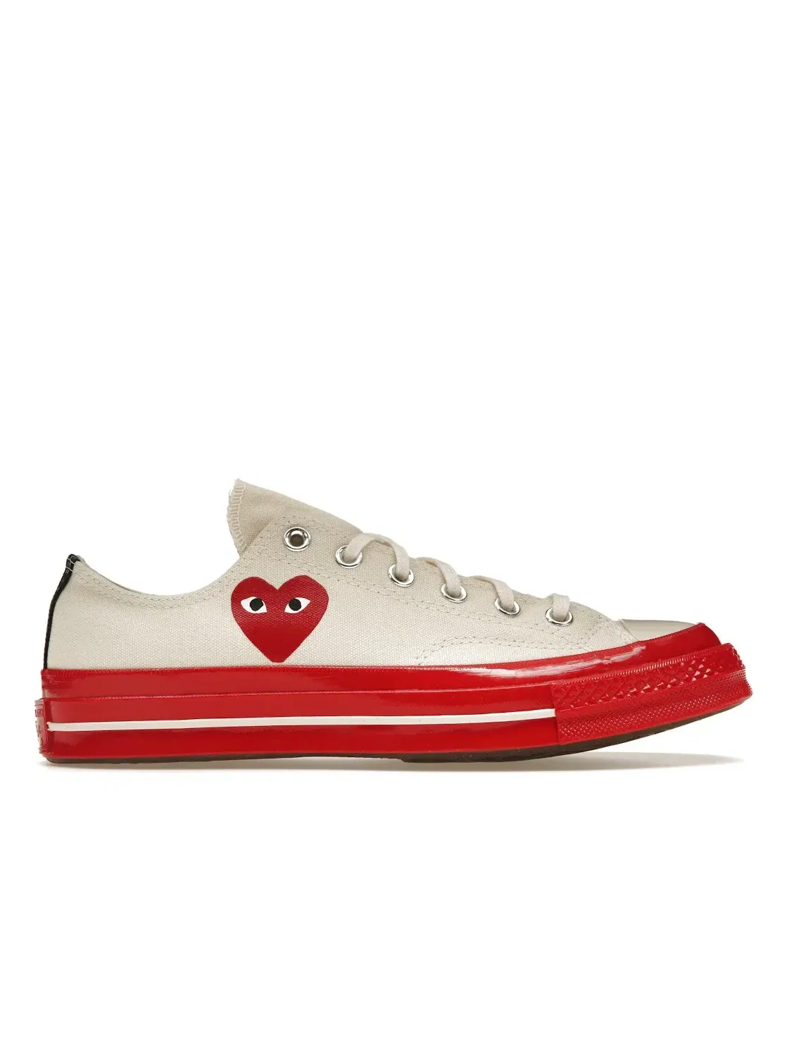 Унисекс кеды с принтом CDG Converse Chuck Taylor All Star 70 Ox — изображение 1 из 5, красный