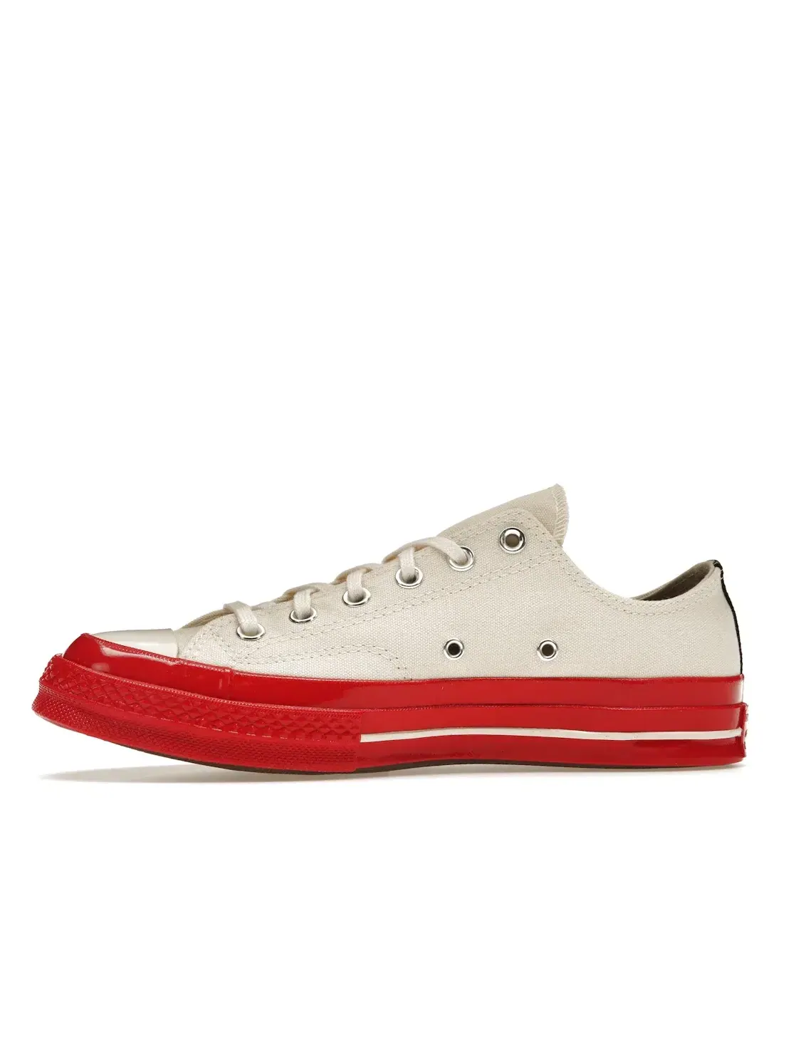 Унисекс кеды с принтом CDG Converse Chuck Taylor All Star 70 Ox — изображение 4 из 5, красный