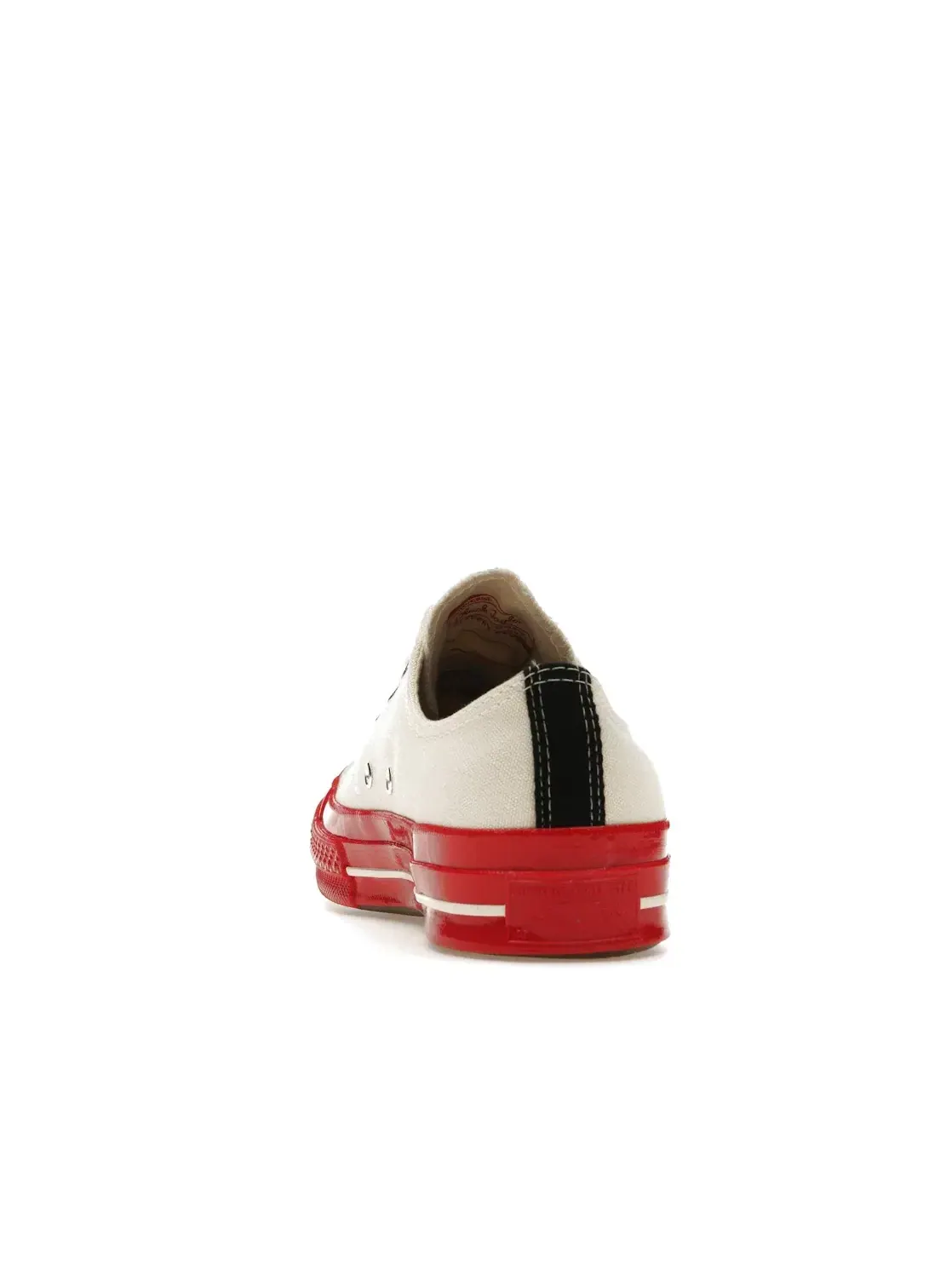 Унисекс кеды с принтом CDG Converse Chuck Taylor All Star 70 Ox — изображение 5 из 5, красный