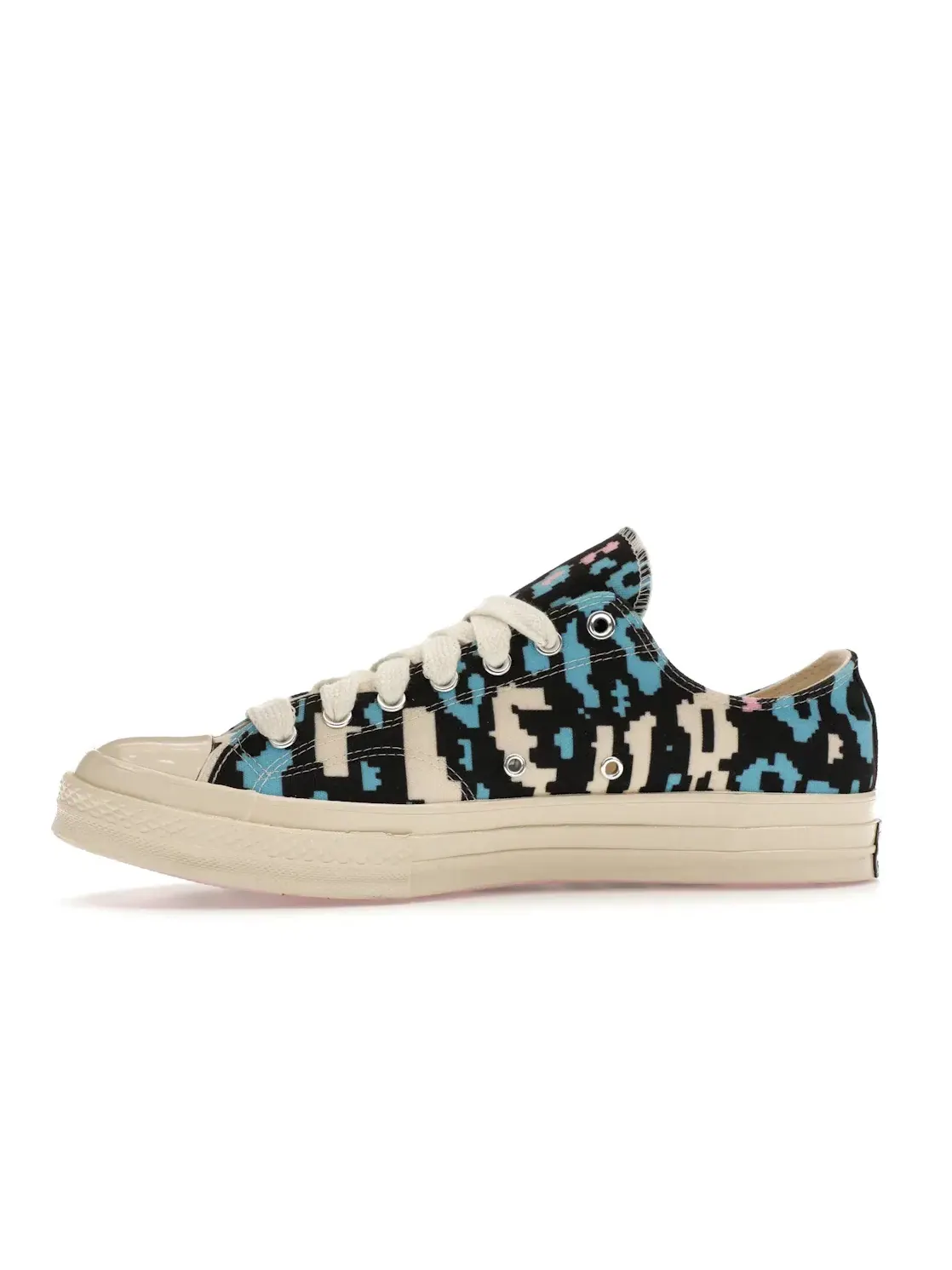 Мужские кроссовки Lifestyle Converse Chuck Taylor All Star 70 Ox Digital Leopard — изображение 4 из 5, черный/белый