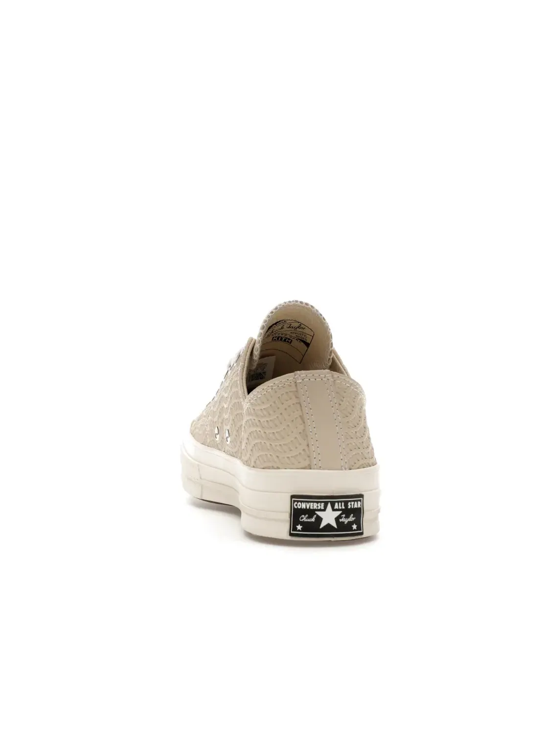 Мужские кеды Lifestyle Converse Chuck Taylor All Star 70 Ox Kith Monogram Beige — изображение 5 из 5, белый/черный