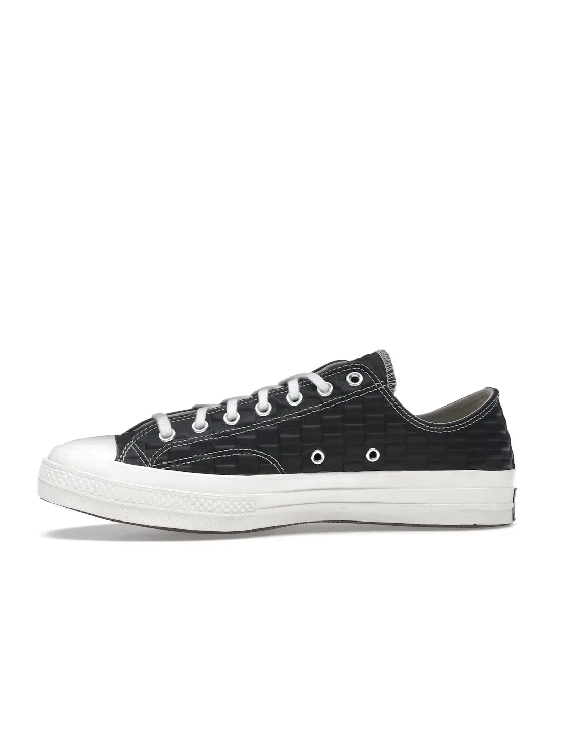 Мужские кроссовки кожаные Converse Chuck Taylor All Star 70 Ox — изображение 4 из 5, черный//белый