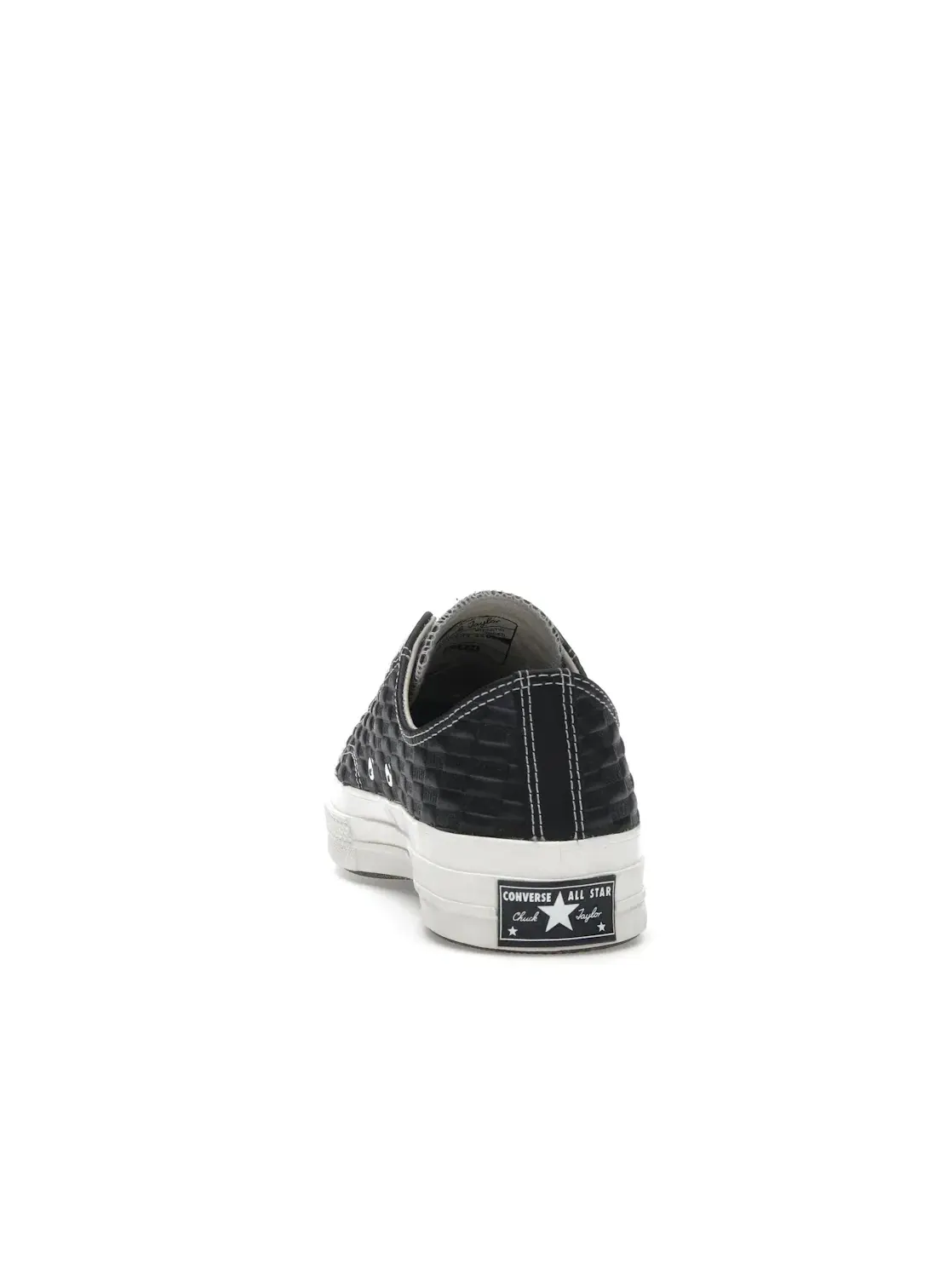 Мужские кроссовки кожаные Converse Chuck Taylor All Star 70 Ox — изображение 5 из 5, черный//белый
