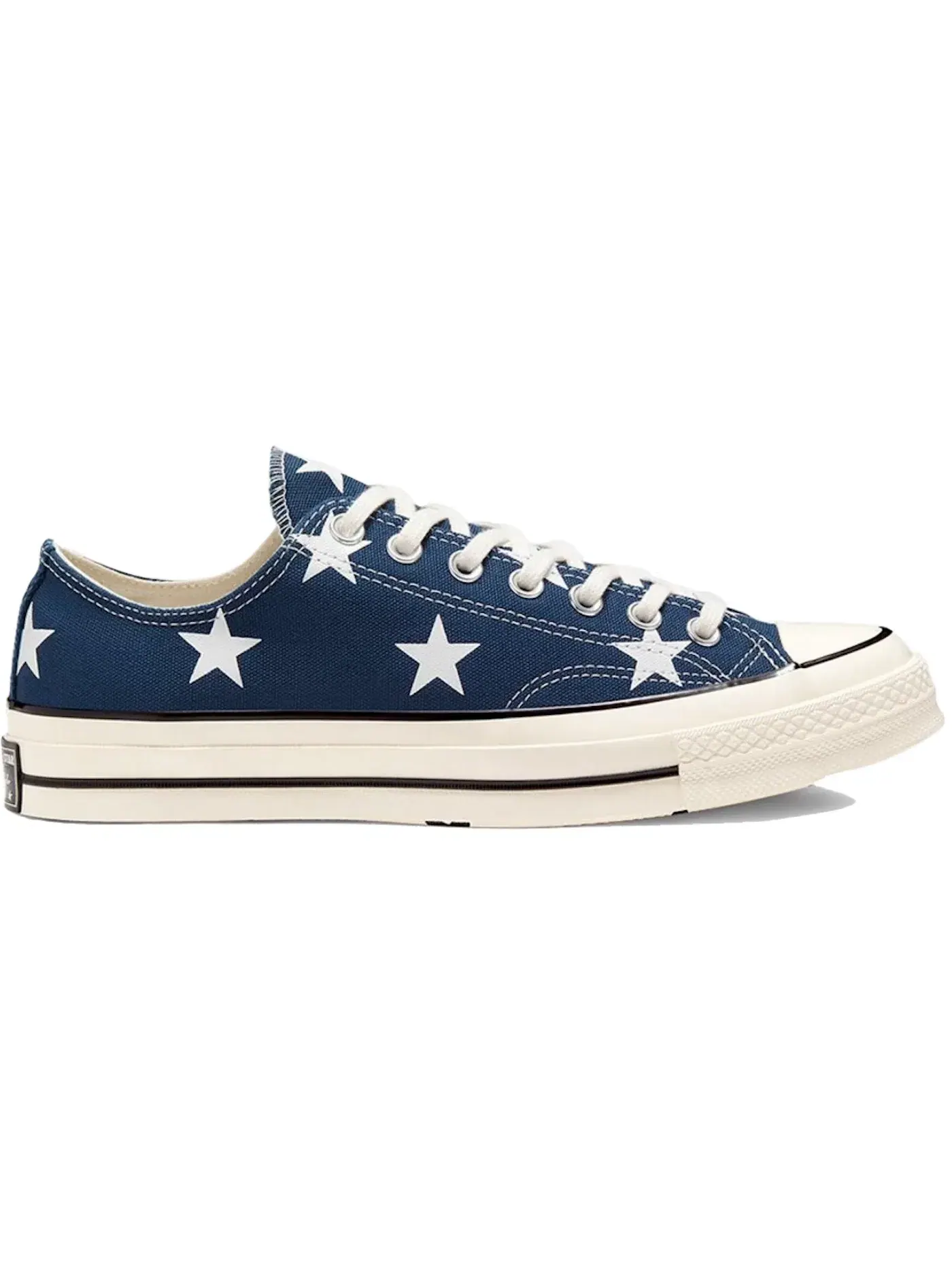 Мужские кроссовки кеды Converse Chuck Taylor All Star 70 Ox — изображение 1 из 2, темно-синий/белый