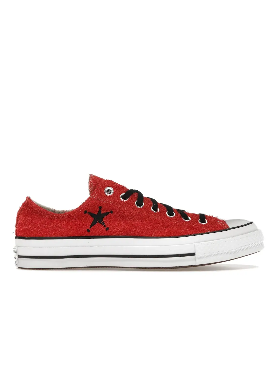 Мужские кеды Stussy Poppy Red Converse — изображение 1 из 4, красный//черный