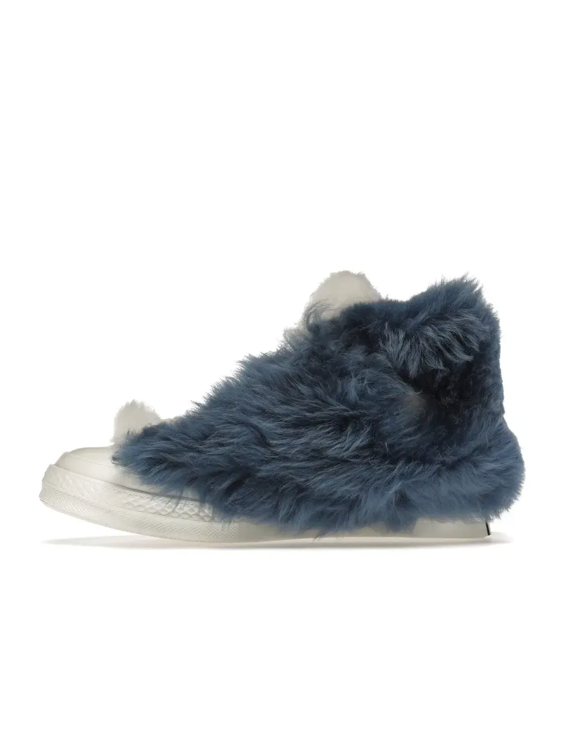 Мужские кроссовки с меховым верхом Converse Chuck Taylor All Star 70 Hi AMBUSH Furry Blue — изображение 4 из 5