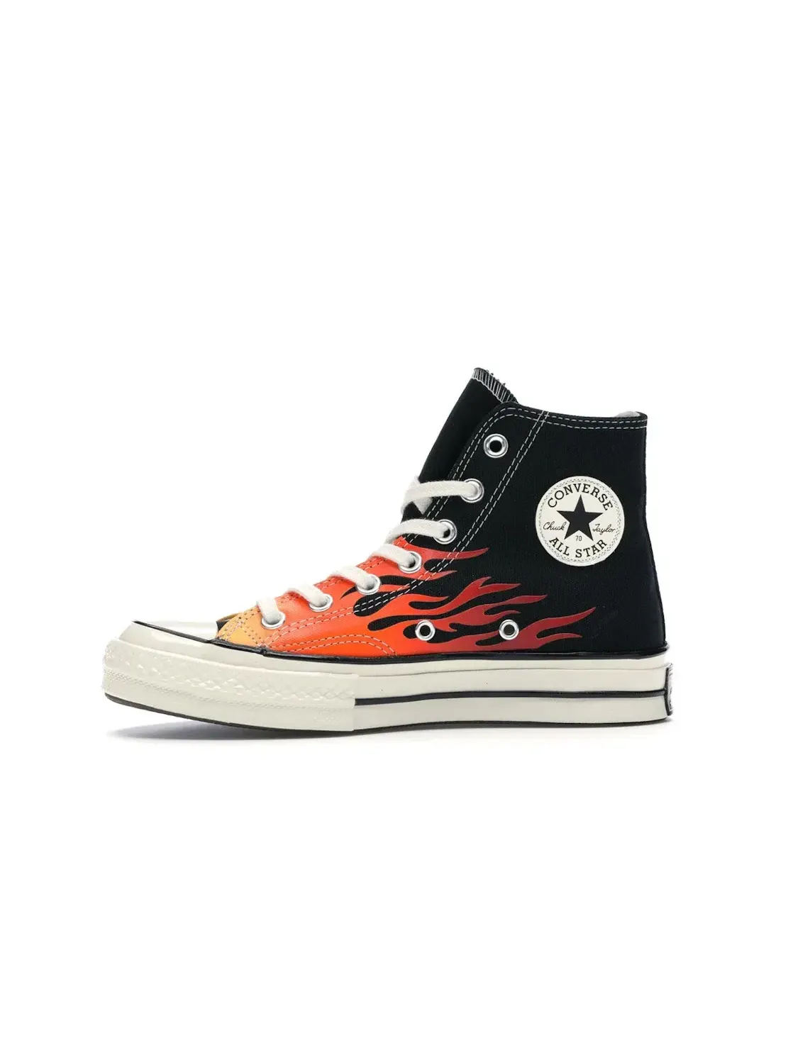 Мужские кроссовки с принтом Converse Chuck Taylor All Star 70 Hi — изображение 4 из 5, черный/красный