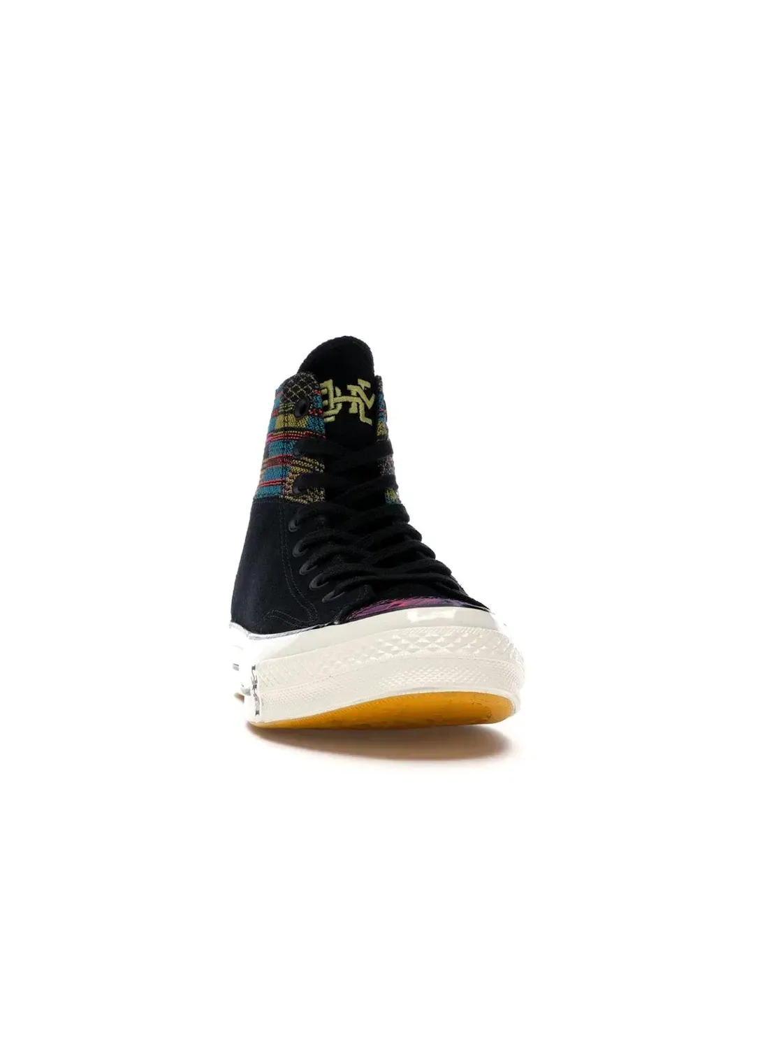 Мужские кроссовки с принтом Converse Chuck Taylor All Star 70 Hi Patchwork BHM Converse — изображение 3 из 5, черный/белый