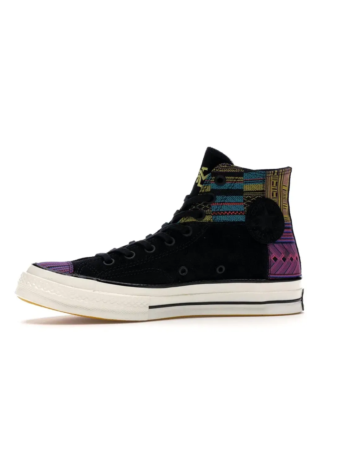 Мужские кроссовки с принтом Converse Chuck Taylor All Star 70 Hi Patchwork BHM Converse — изображение 4 из 5, черный/белый