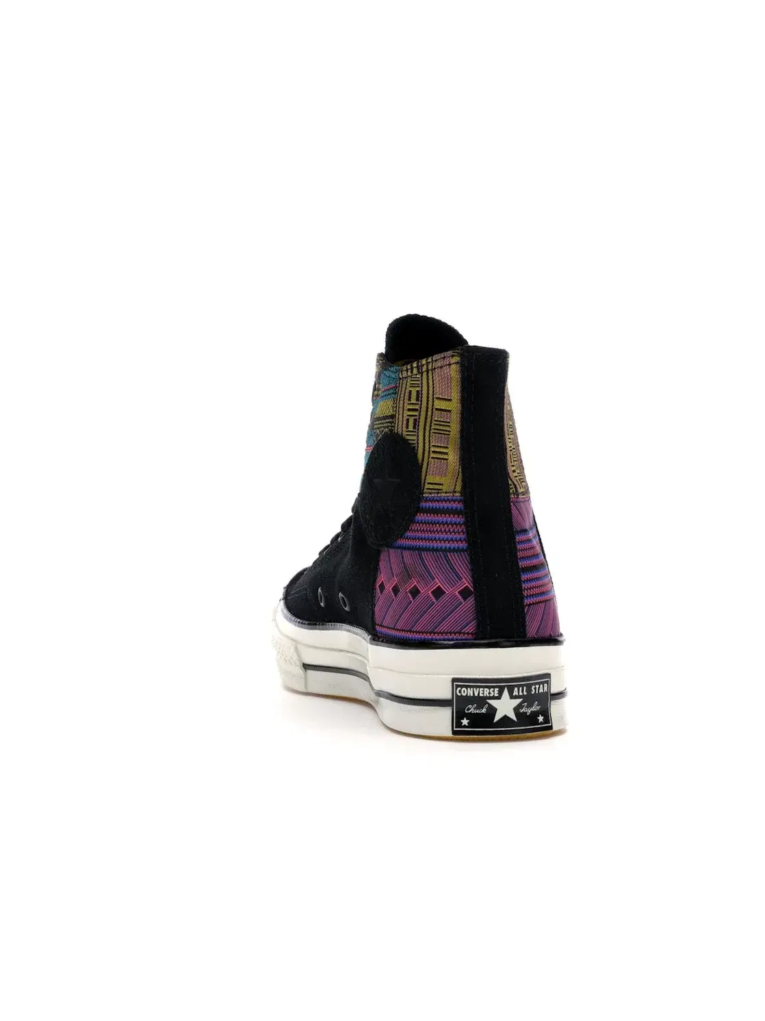 Мужские кроссовки с принтом Converse Chuck Taylor All Star 70 Hi Patchwork BHM Converse — изображение 5 из 5, черный/белый